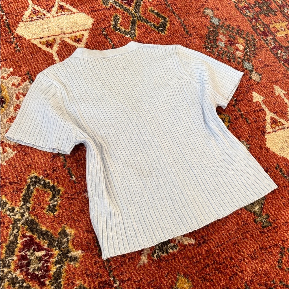 🪡👕NWOT Ribbed Button Down Cardigan Sz XL👕🪡 - Picture 6 of 6